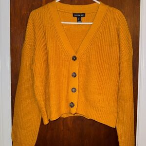 Streetwear Society Golden Cardigan Sweater